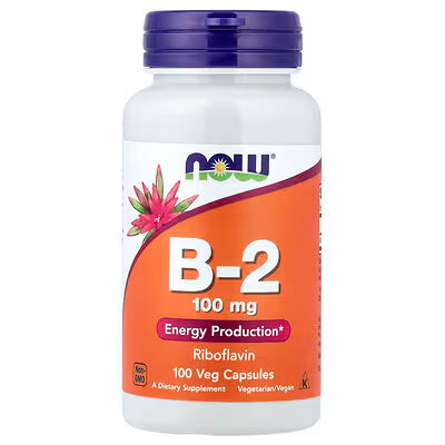NOW B-2 100 MG ENERGY PRODUCTION (100 CAP)