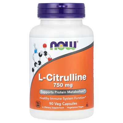 NOW L-CITRULLINE 750MG IMP ( 90'VEG CAP)