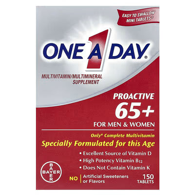 One-A-Day Proactive 65+ (150 Tablets) USA Imported