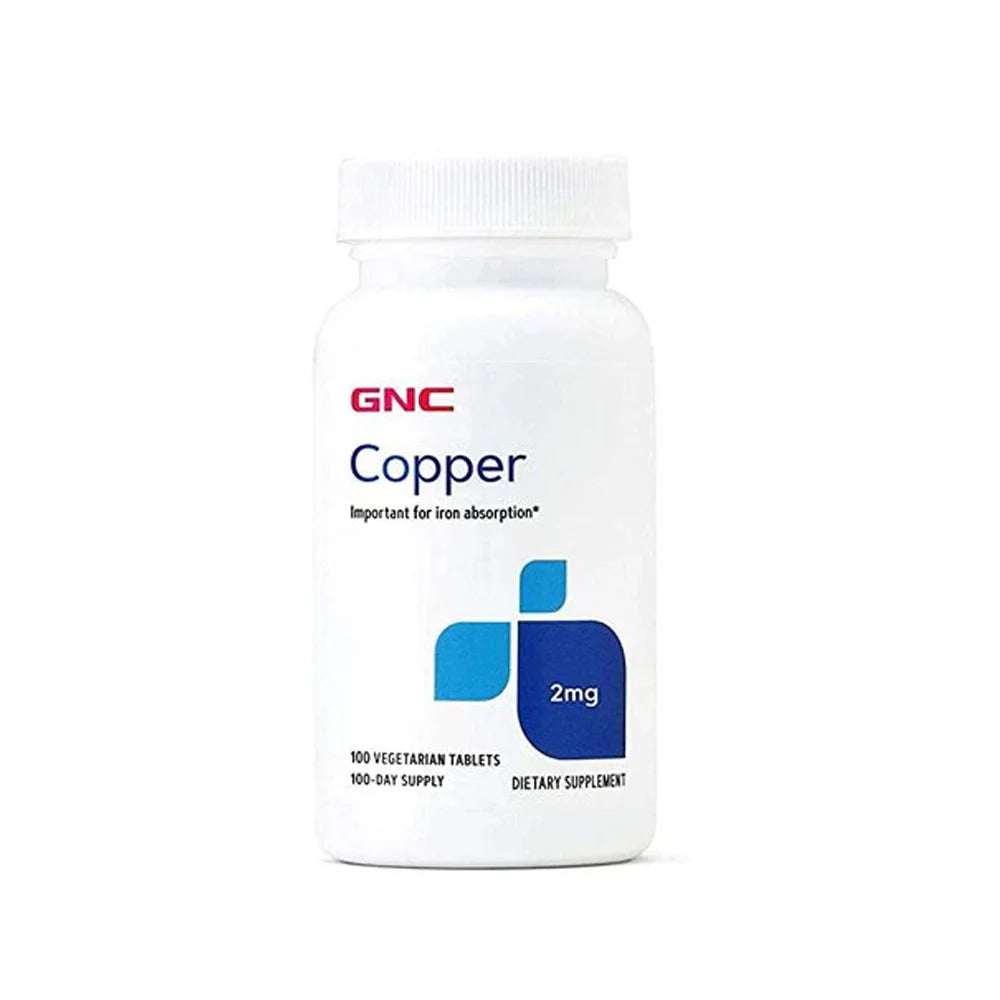 GNC Copper 2mg 100 Tablets