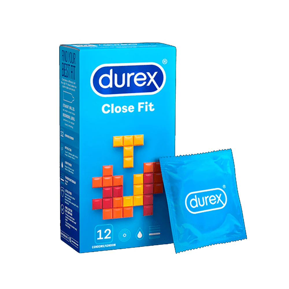 DUREX CLOSE FIT CONDOMS (12 PCS)