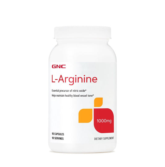 GNC L-ARGININE 1000MG (90 CAPLETS)