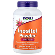 NOW Foods Inositol Powder 8 oz (227g) – Myo-Inositol Form, Cellular Health, Supports Healthy Membrane Function, Non-GMO, Vegetarian/Vegan, Kosher – Available at docxora.com Pakistan
