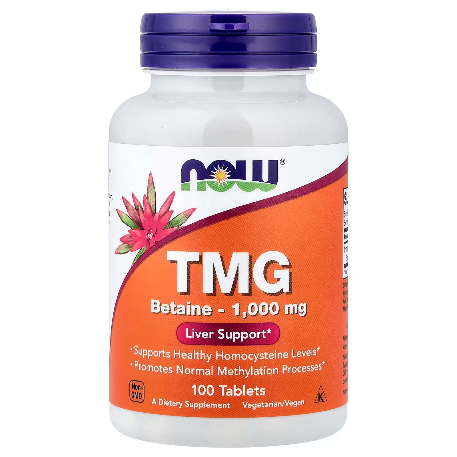 NOW TMG BETAINE 1000 MG (100 TAB)