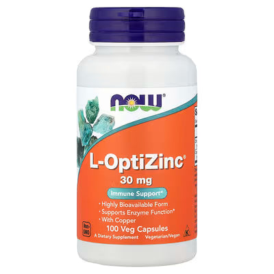 NOW L-OPTIZINC 30MG (100 CAP)