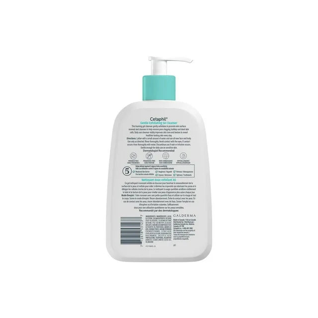 CETAPHIL GENTLE EXFOLIATING SA CLEANSER NETTOYANT 473ML