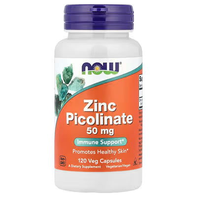NOW ZINC PICOLINATE 50MG (120 CAP)