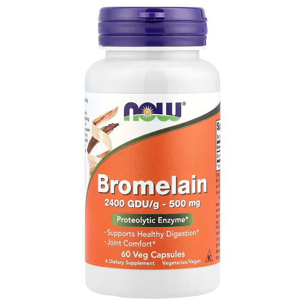 NOW BROMELAIN 500MG (60 CAP)