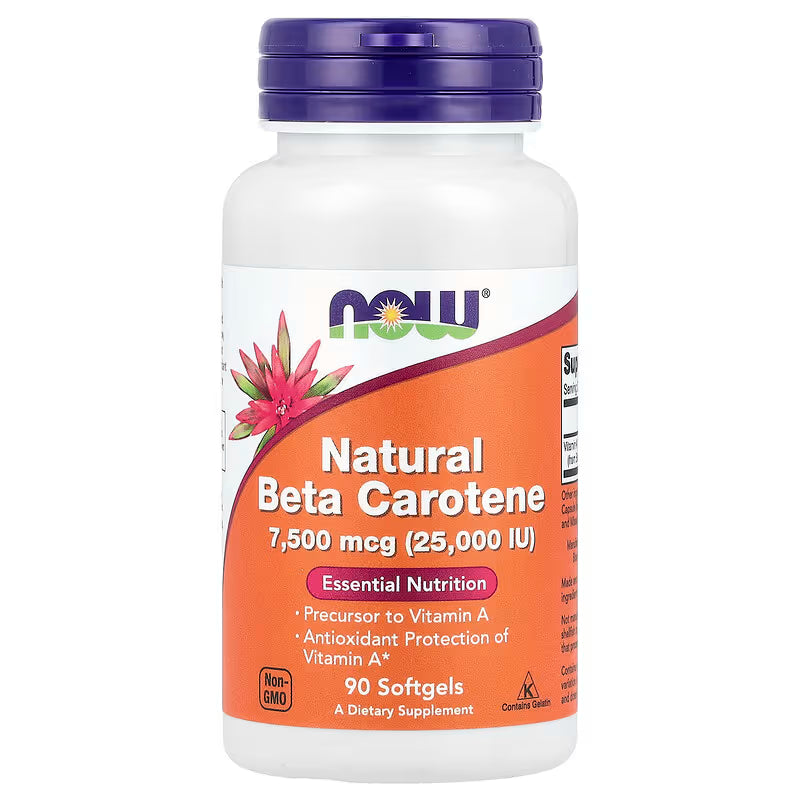 NOW NATURAL BETA CAROTINE 7500MCG (90 CAP)