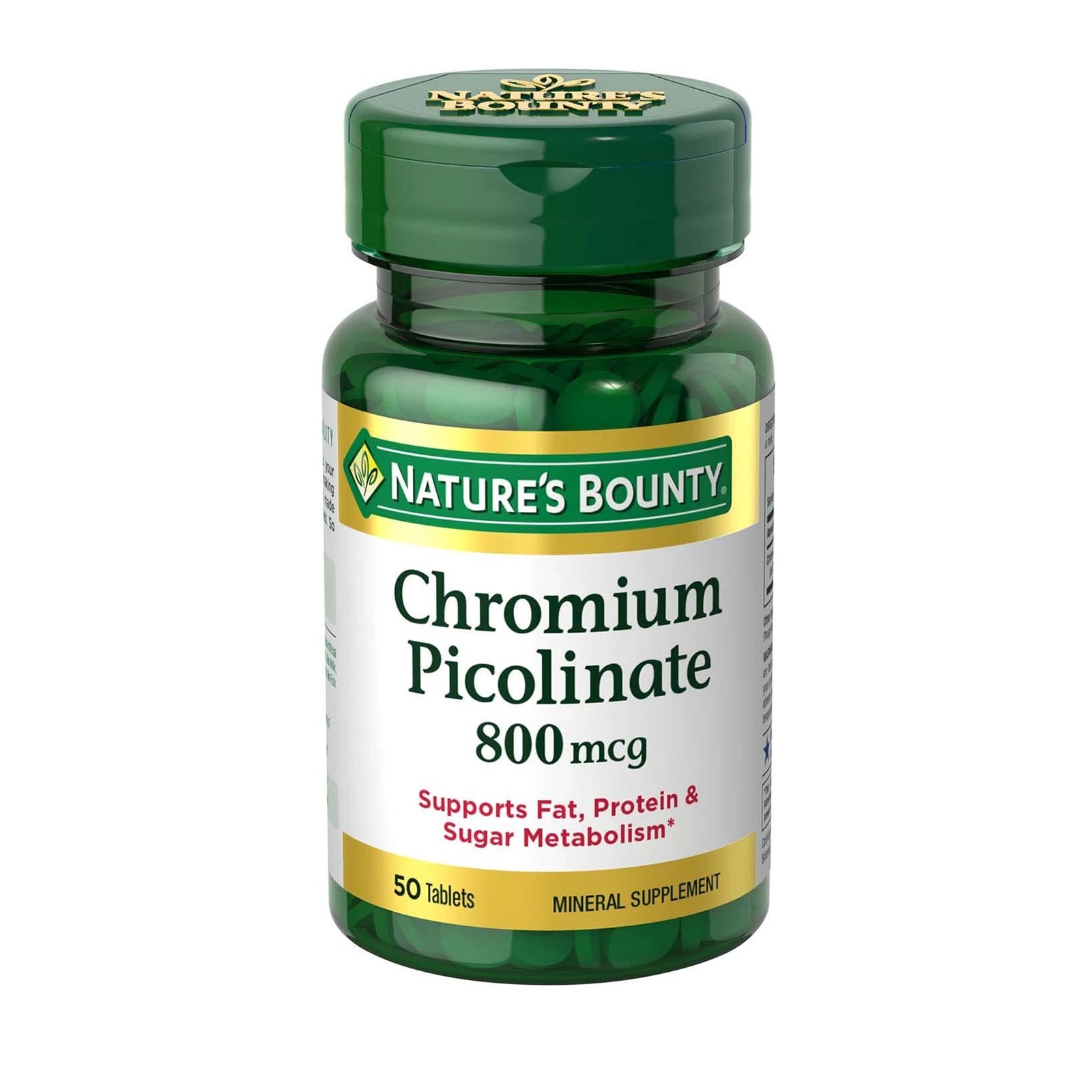 NB CHROMIUM PICOLINATE 800 MCG (50 TAB)