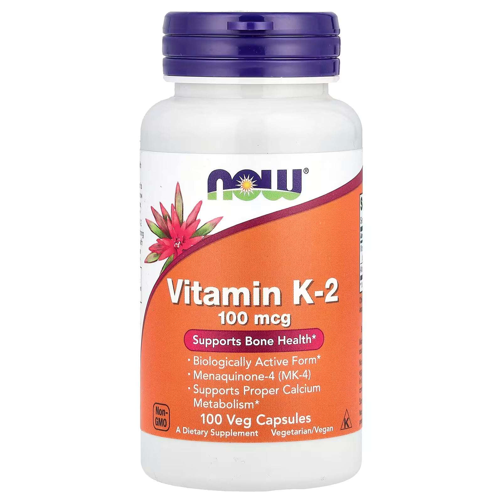 NOW VITAMIN K-2 100MCG IMP ( 100 CAP)
