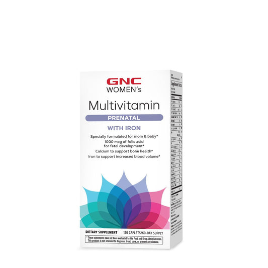 GNC WOMEN'S PRENATAL IRON (120 CAP) (Short Expiry)