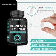 SS MAGNESIUM GLYCINATE WITH VITAMIN B-6 1500MG (120 CAP)