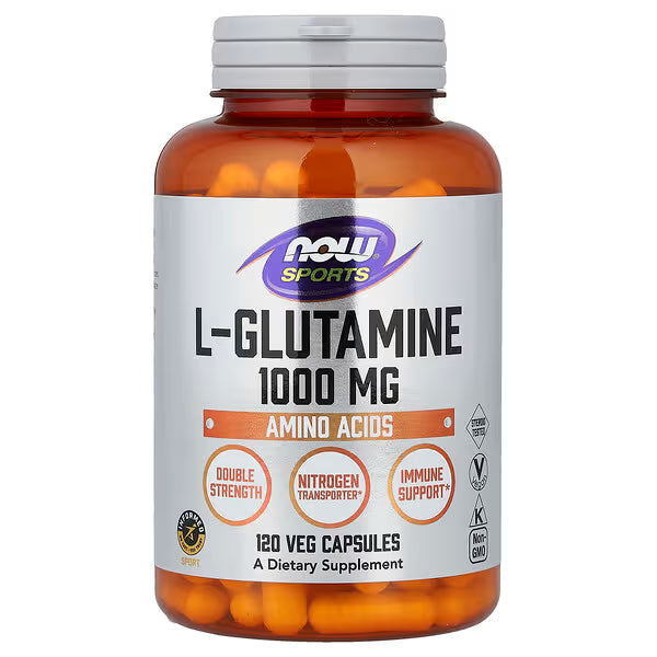 NOW L-GLUTAMINE 1000MG AMINO ACID (120 CAP)