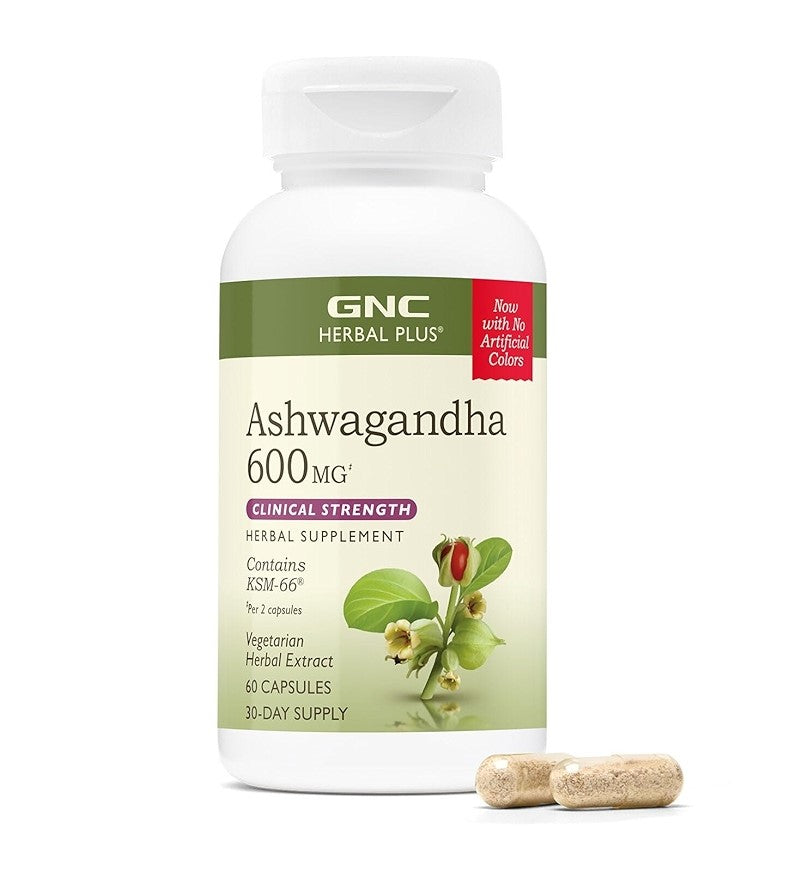 GNC ASHWAGANDHA 600MG (60 CAP)
