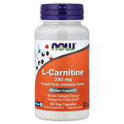 NOW L-CARNITINE 250 MG, 60,VEG CAPSULES