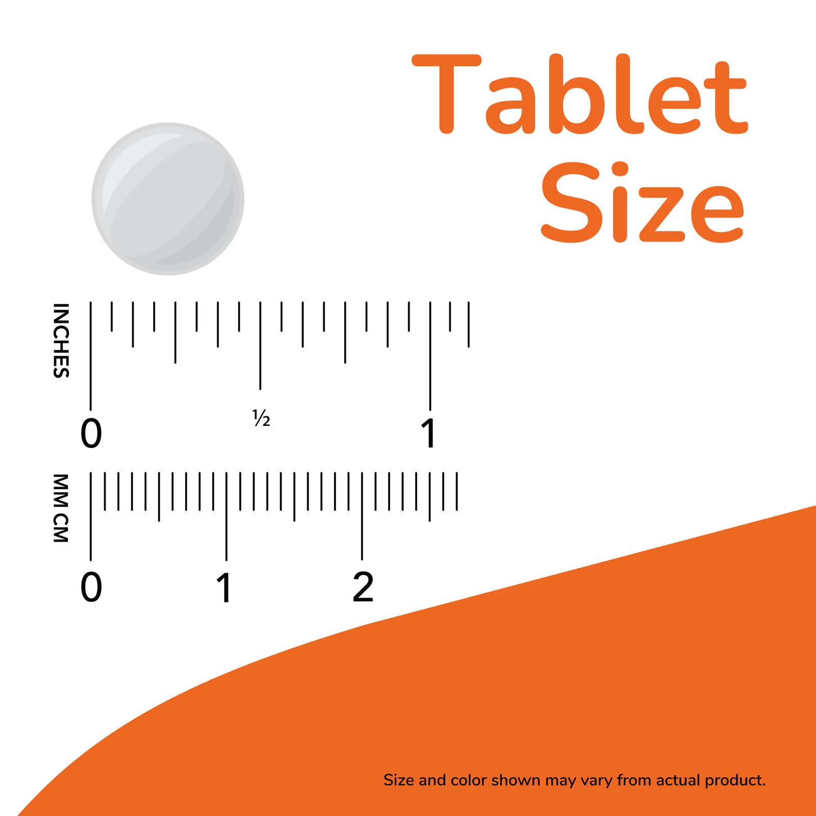 NOW Foods Vitamin C-500 Chewable Tablet Size Reference – Small Round Chewable Tablet, Size and color may vary from actual product – docxora.com Pakistan