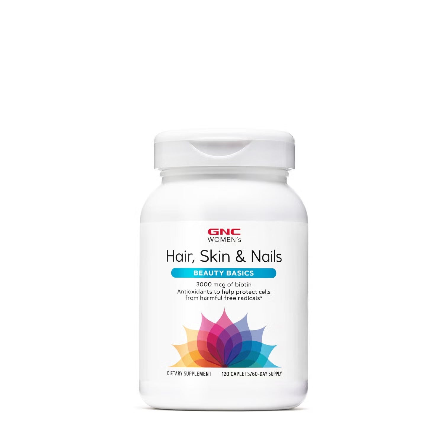 GNC HAIR SKIN & NAILS 3000MCG (60 CAPLET)