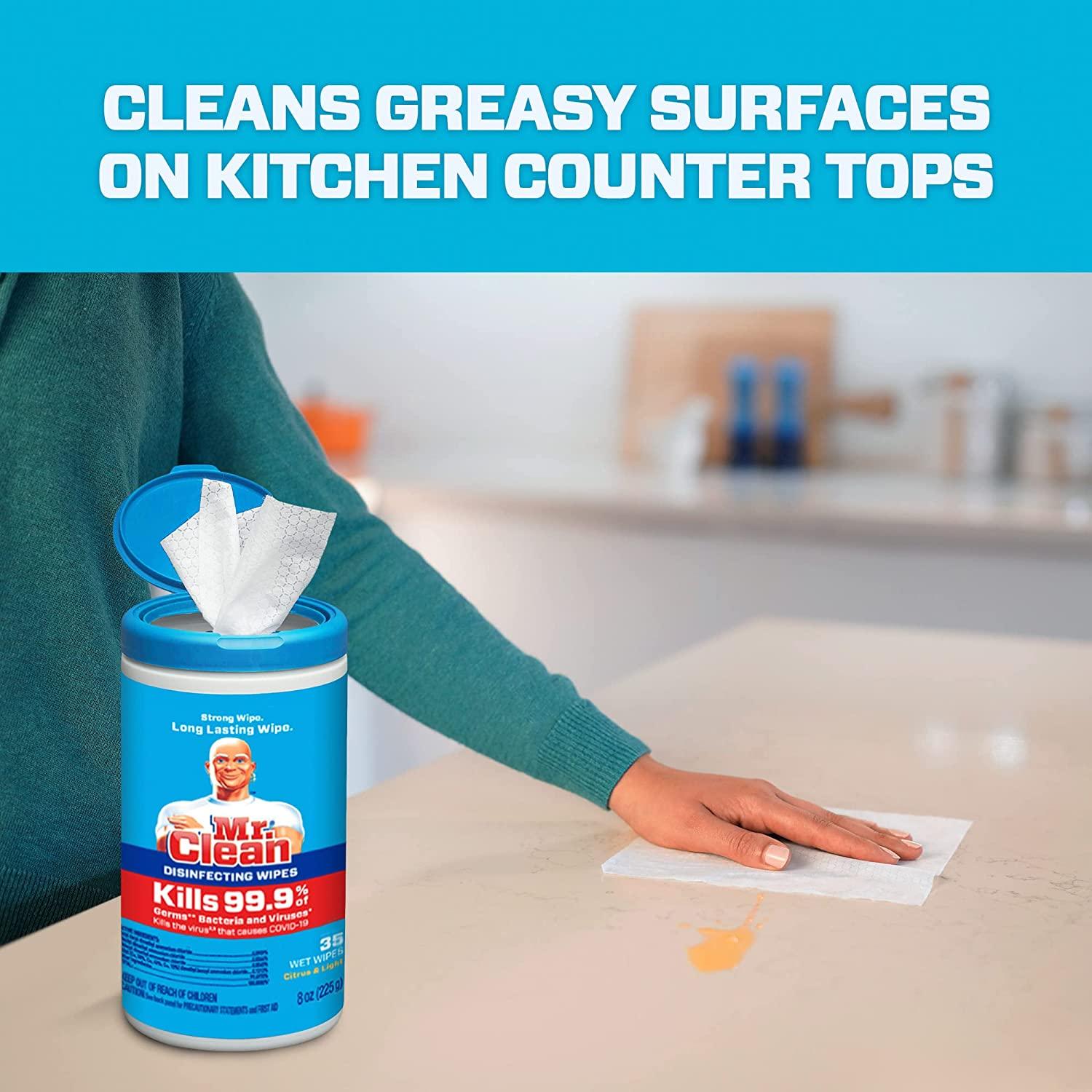 MR CLEAN DISINFECTING 99.9 % (35 WIPES)