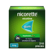 NICORETTE GUM 4MG(210 GUMS)