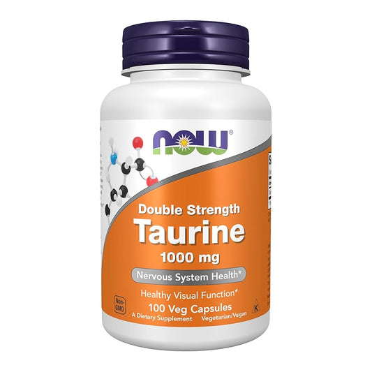 NOW TAURINE DOUBLE STRENGTH 1000MG (100 CAP)