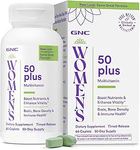 GNC WOMENS 50 PLUS, NEW PACKING, 60 CAPLETS