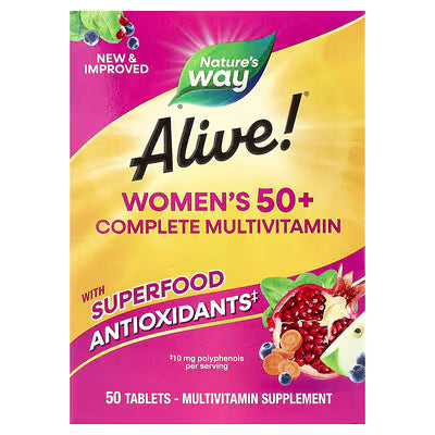 NATURE'S WAY ALIVE WOMEN'S 50+ COMPLETE MULTIVITAMINS