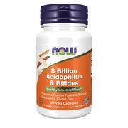 NOW 8 BILLION ACIDOPHILUS & BIFIDUS ( 60 CAP)