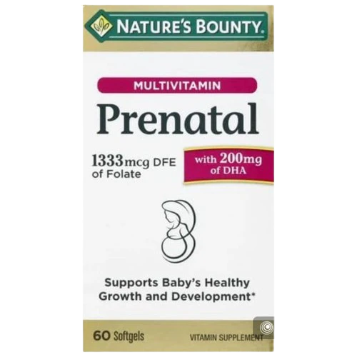 NB PRENETAL MULTIVITAMIN WITH 200MG DHA, 60'SG