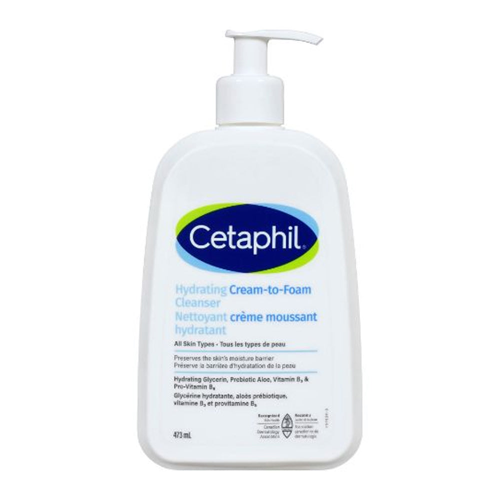 CETAPHIL HYDRATING CREAM TO FOAM CLEANSER 473 ML
