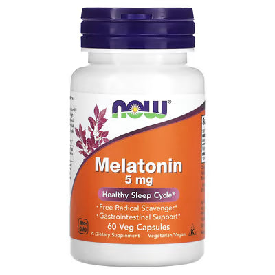 NOW MELATONIN 5MG (60 CAP)