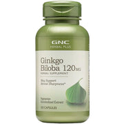 GNC GINKGO BILOBA 120 MG, 100 CAPSULES  '' EXPIRY DATE