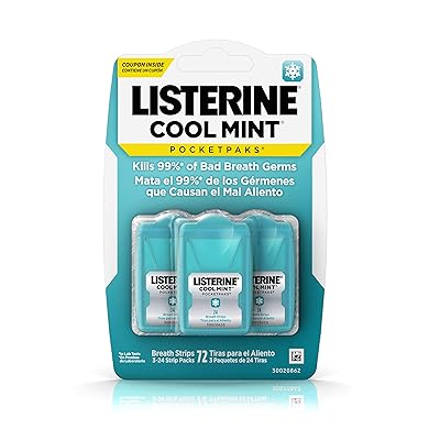 LISTERINE POCKETPAKS BREATH STRIPS COOL MINT