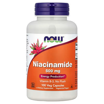 NOW NIACINAMIDE 500MG IMP ( 100 CAP)