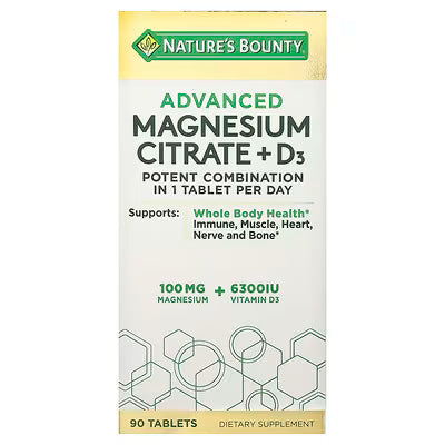 NB ADVANCED MAGNESIUM CITRATE+D3 90 TAB