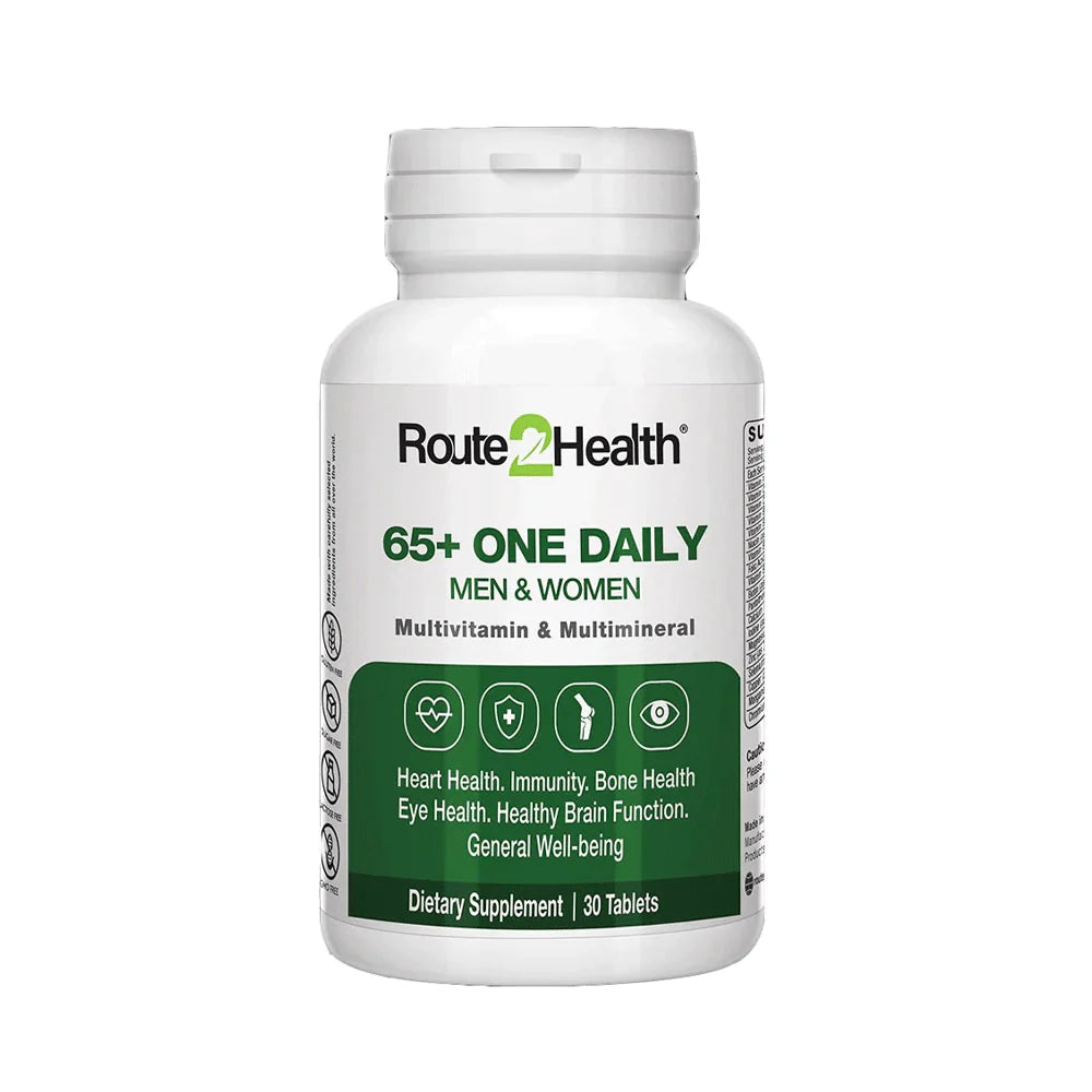 Route 2 Health  65+ MENS & WOMENS MULTIVITAMINS (30 TABLETS)