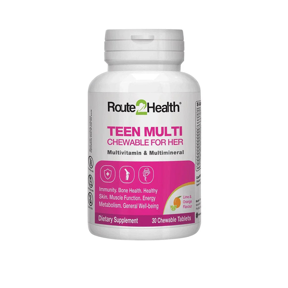 Route 2 Health Teen Multi Chewable 30 Tablets