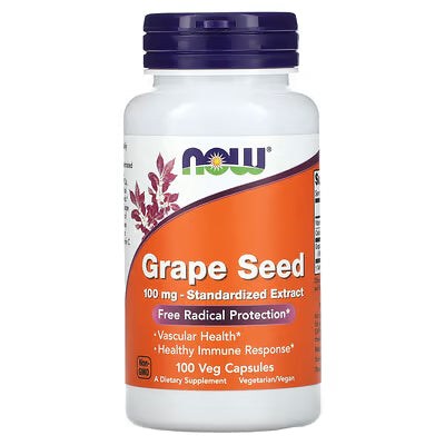 NOW GRAPE SEED 100MG (100 CAP)
