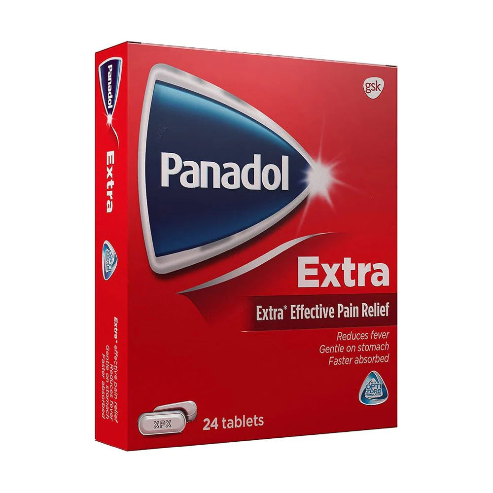 Panadol Extra 24 Tablets Saudi Arabia Imported - Extra Effective Pain Relief by GSK