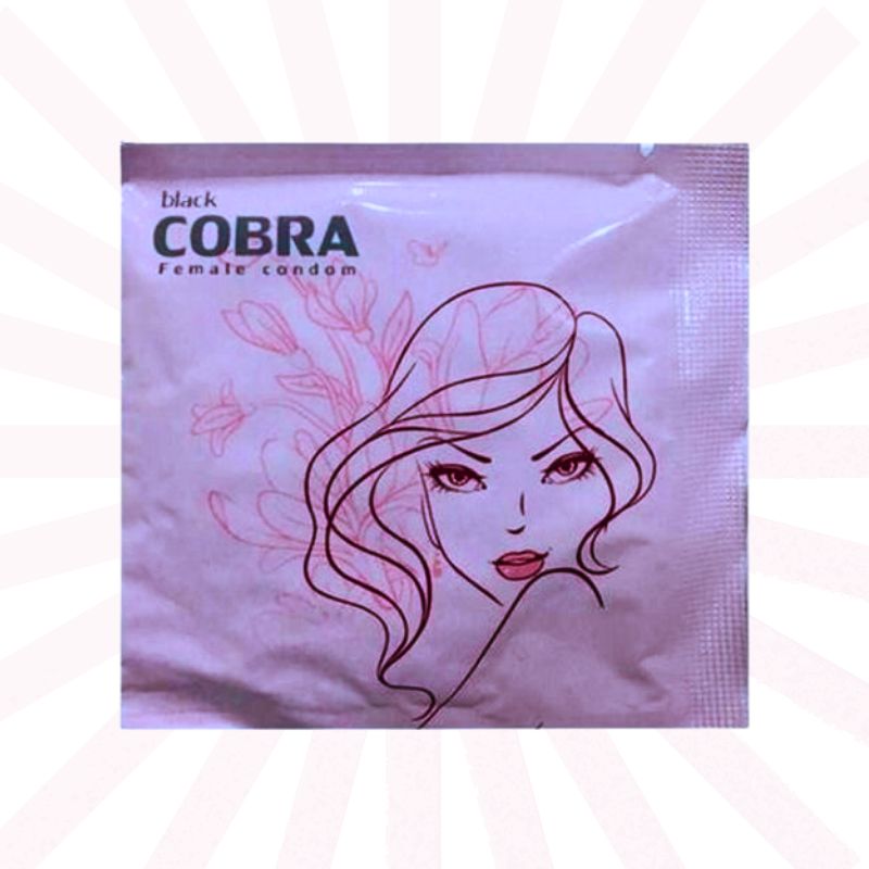 Black Cobra Female Condom – Single Pack (1s) – Available at docxora.com Pakistan
