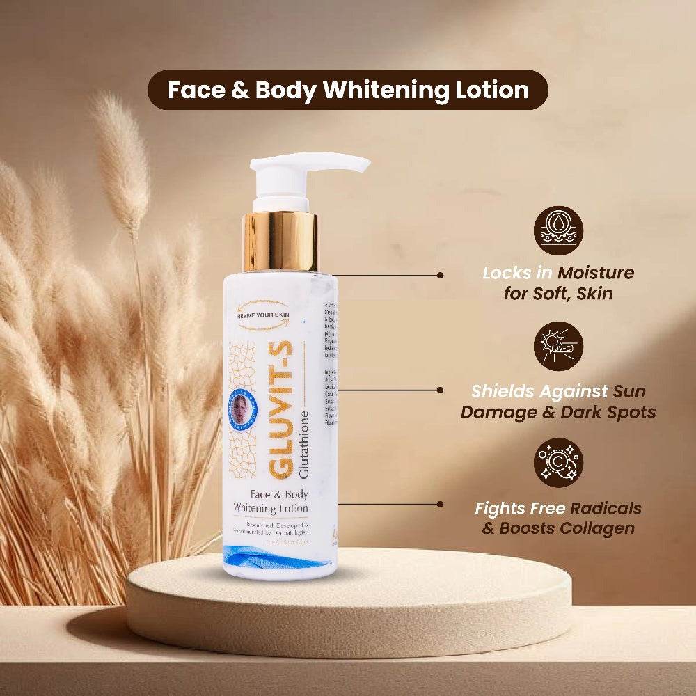 GLUVIT-S FACE & BODY WHITENING  LOTION,