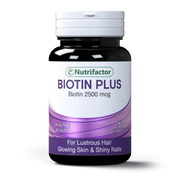 NUTRIFACTOR BIOTIN PLUS 30 Tablets