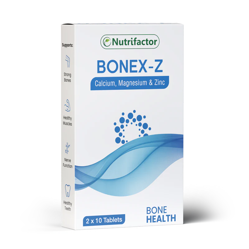 NUTRIFACTOR BONEX-Z CALCIUM MAGNESIUM +ZINC (20 TAB)