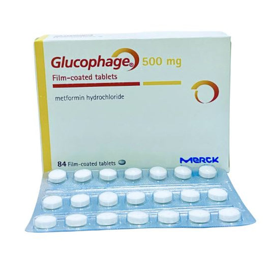 GLUCOPHAGE 500MG (84 TAB)