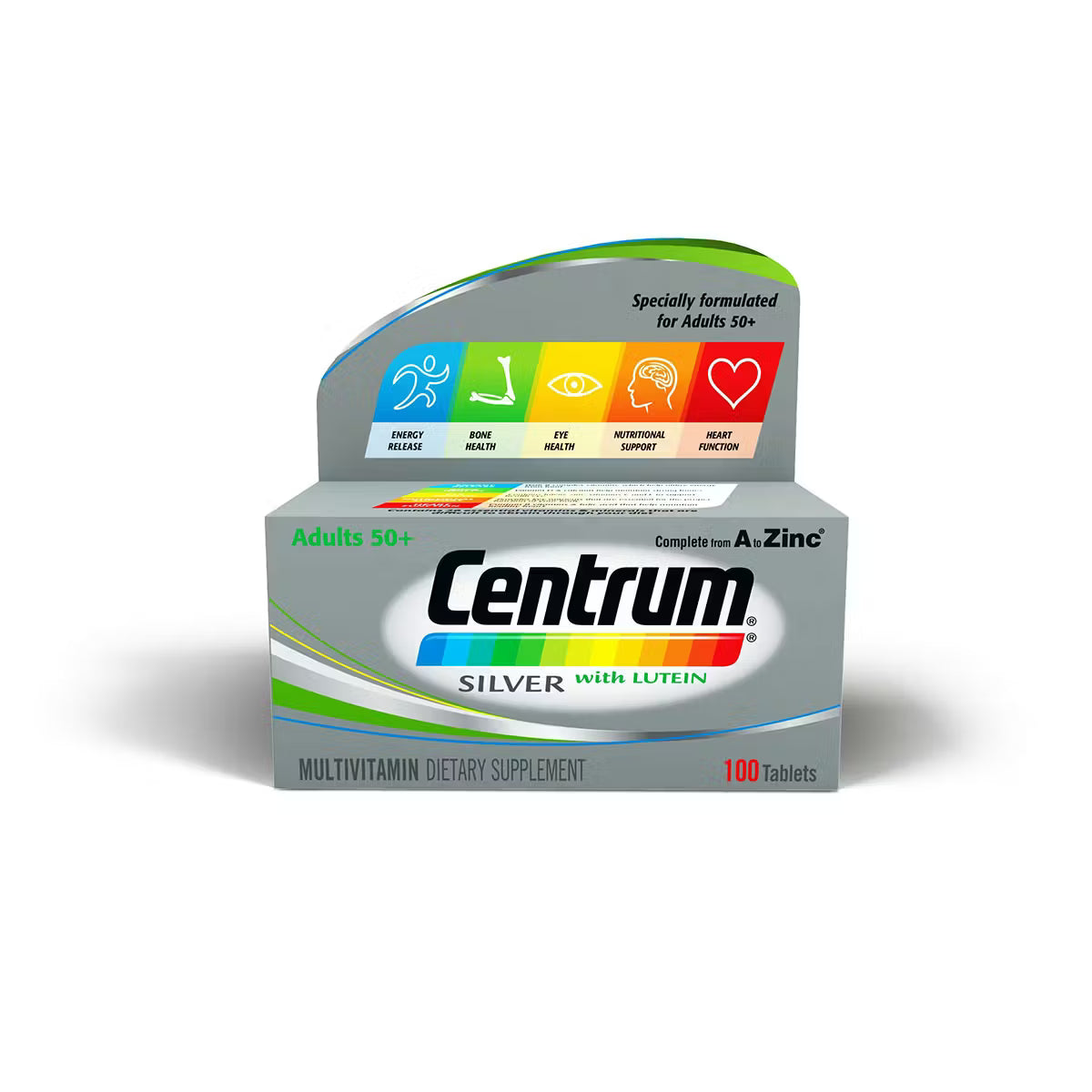 CENTRUM SILVER WITH LUTEIN ADULT 50+ (100 TAB)