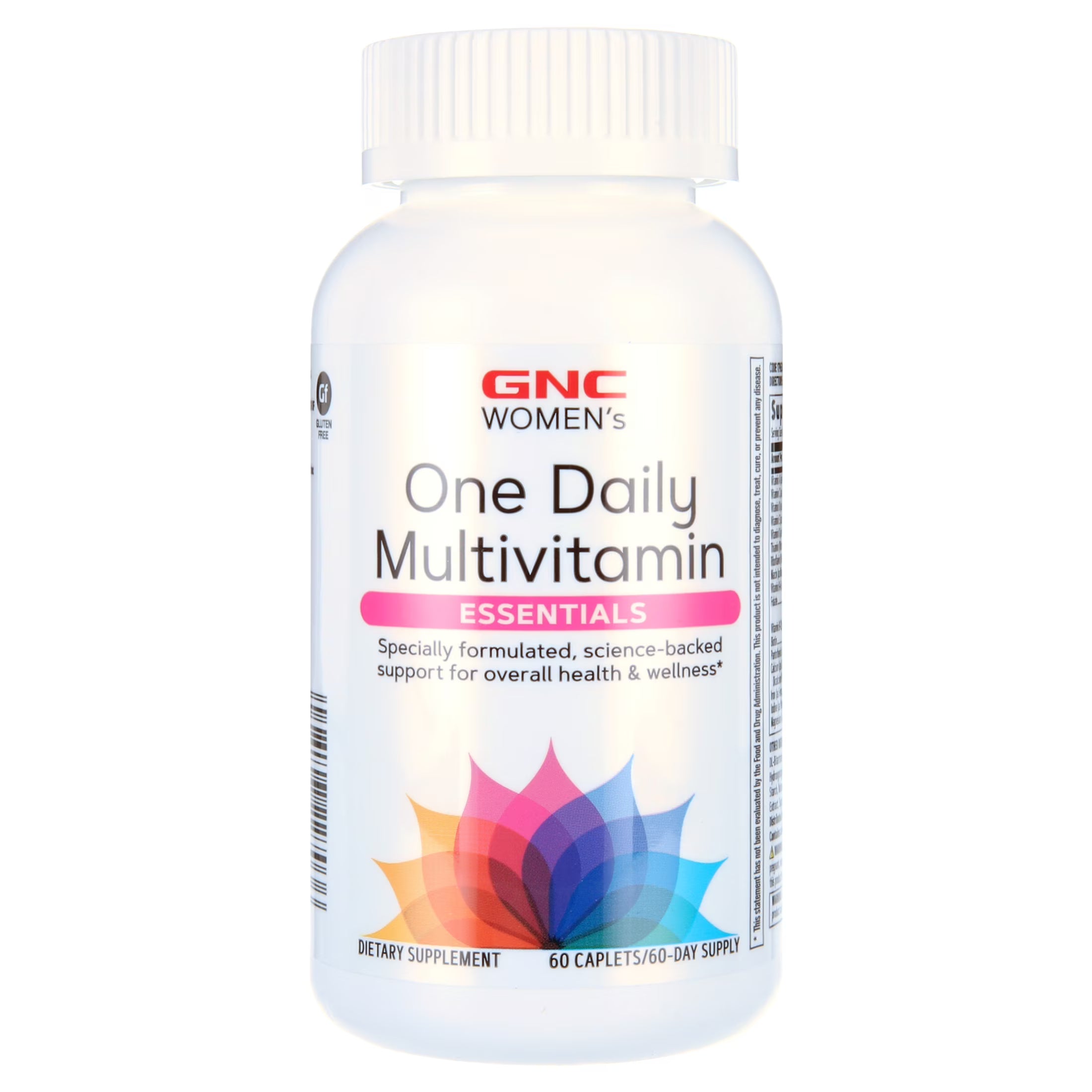 GNC WOMEN'S ONE DAILY MULTIVITAMIN ESSENTIALS 60CAPLETS