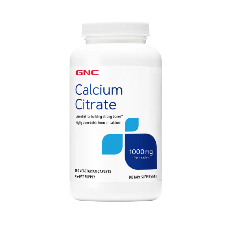 GNC CALCIUM CITRATE (180 CAPLETS)