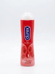 Durex Play Strawberry Lubricant 100ml bottle, strawberry-flavoured personal lubricant, available at docxora.com Pakistan