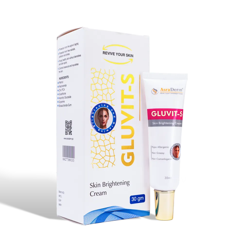 GLUVIT-S GLUTATHION SKIN BRIGHTNING CREAM 30 GRAM
