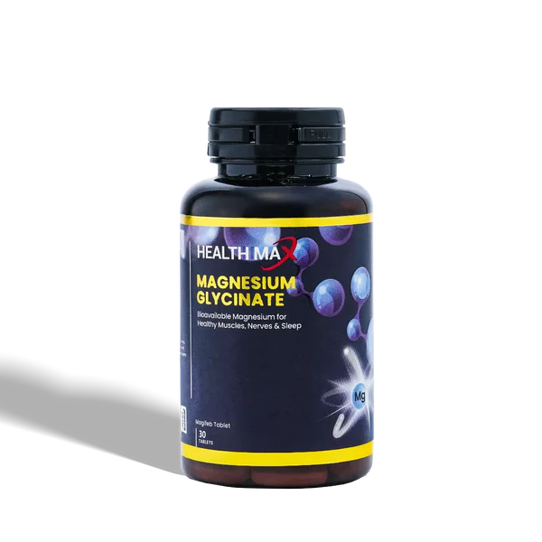 HEALTH MAX MAGNESIUM GLYCINATE 30 TABLET